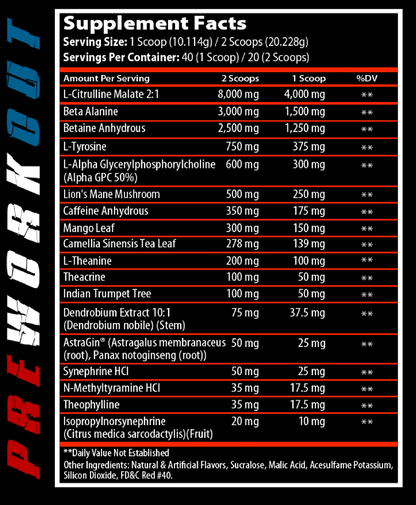 PATRIOT - Preworkout Formula