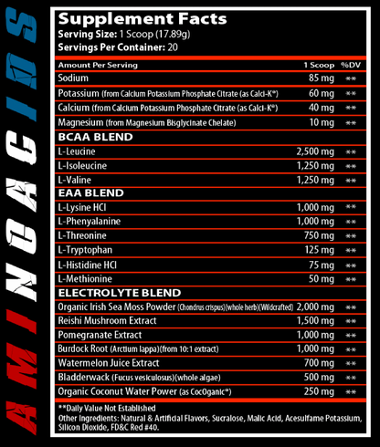 RED, WHITE, RECHARGE - BCAA/EAA Blend